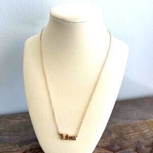 🍭6/$30 Gold tone Libra Pendant Chain Gothic Zodiac Necklace